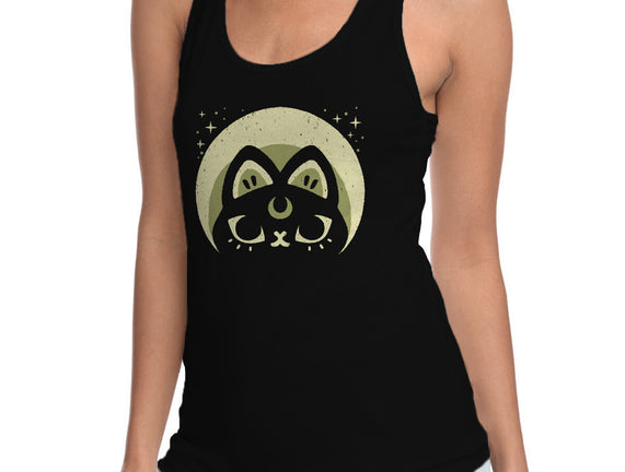 Half Moon Witchy Cat