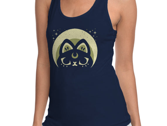 Half Moon Witchy Cat
