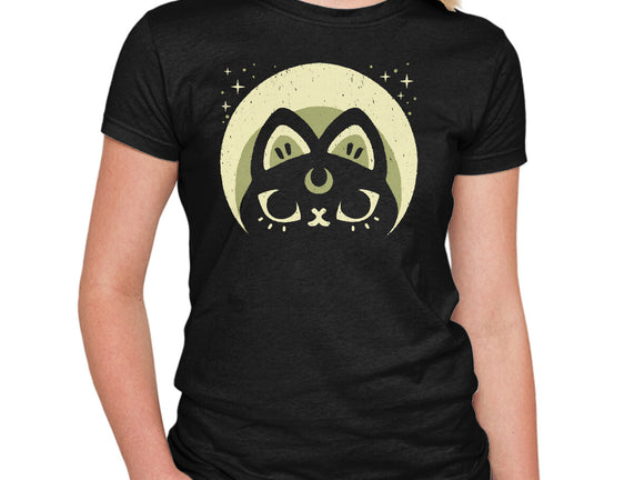 Half Moon Witchy Cat