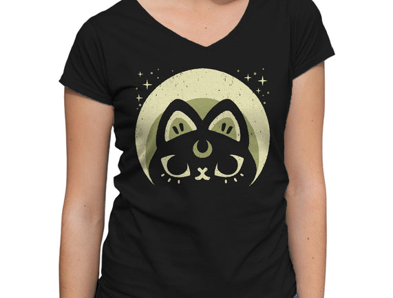 Half Moon Witchy Cat
