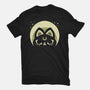 Half Moon Witchy Cat-Youth-Basic-Tee-xMorfina