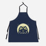 Half Moon Witchy Cat-Unisex-Kitchen-Apron-xMorfina