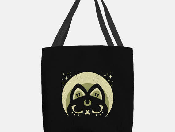 Half Moon Witchy Cat