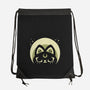 Half Moon Witchy Cat-None-Drawstring-Bag-xMorfina