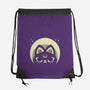 Half Moon Witchy Cat-None-Drawstring-Bag-xMorfina