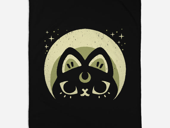 Half Moon Witchy Cat