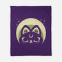 Half Moon Witchy Cat-None-Fleece-Blanket-xMorfina