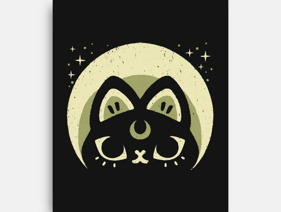Half Moon Witchy Cat