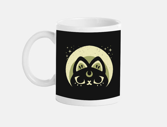 Half Moon Witchy Cat