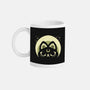 Half Moon Witchy Cat-None-Mug-Drinkware-xMorfina
