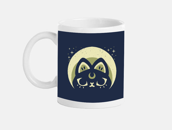 Half Moon Witchy Cat