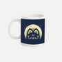 Half Moon Witchy Cat-None-Mug-Drinkware-xMorfina
