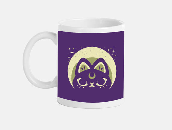 Half Moon Witchy Cat