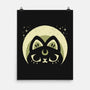 Half Moon Witchy Cat-None-Matte-Poster-xMorfina