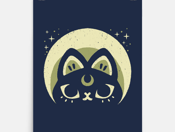 Half Moon Witchy Cat