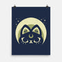 Half Moon Witchy Cat-None-Matte-Poster-xMorfina