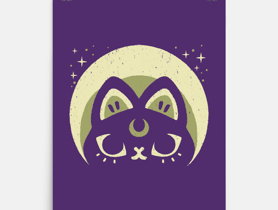 Half Moon Witchy Cat
