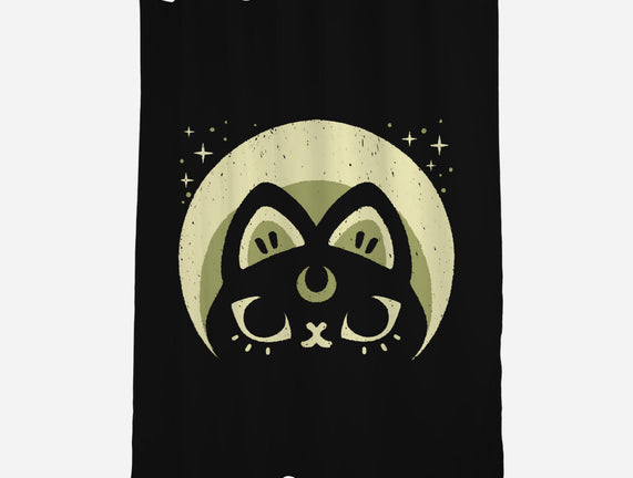 Half Moon Witchy Cat