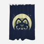 Half Moon Witchy Cat-None-Polyester-Shower Curtain-xMorfina