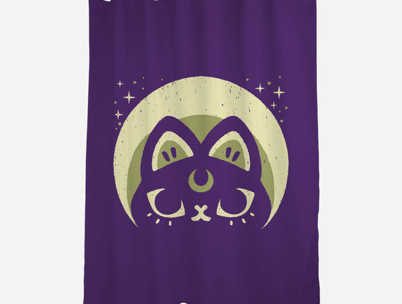 Half Moon Witchy Cat