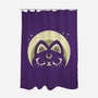 Half Moon Witchy Cat-None-Polyester-Shower Curtain-xMorfina