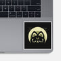 Half Moon Witchy Cat-None-Glossy-Sticker-xMorfina