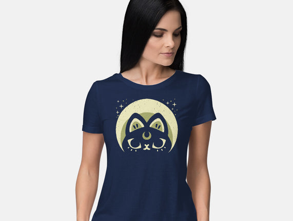 Half Moon Witchy Cat