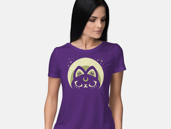 Half Moon Witchy Cat