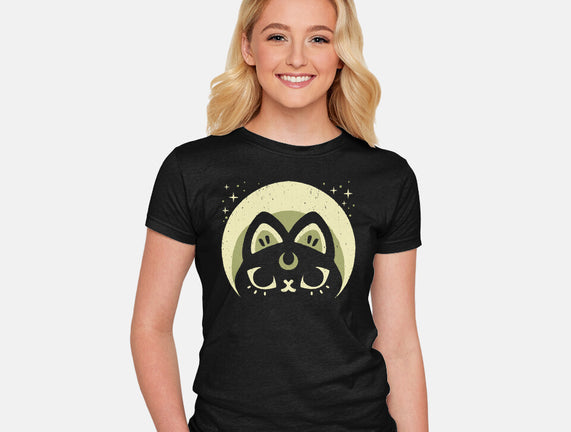 Half Moon Witchy Cat