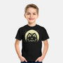 Half Moon Witchy Cat-Youth-Basic-Tee-xMorfina