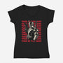 Way Of The Hunter-Womens-V-Neck-Tee-turborat14