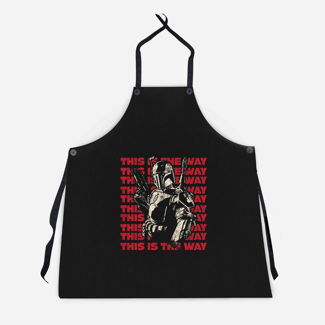 Way Of The Hunter-Unisex-Kitchen-Apron-turborat14
