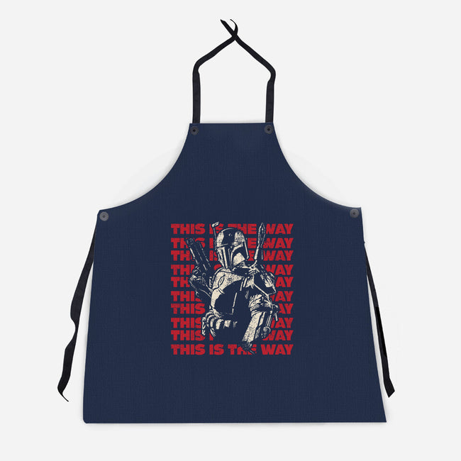 Way Of The Hunter-Unisex-Kitchen-Apron-turborat14
