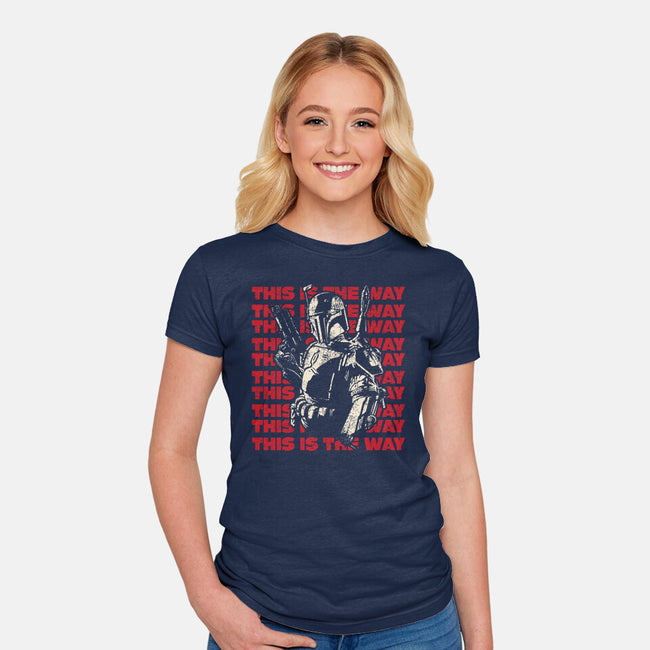 Way Of The Hunter-Womens-Fitted-Tee-turborat14