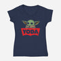 Galactic Guardian-Womens-V-Neck-Tee-turborat14