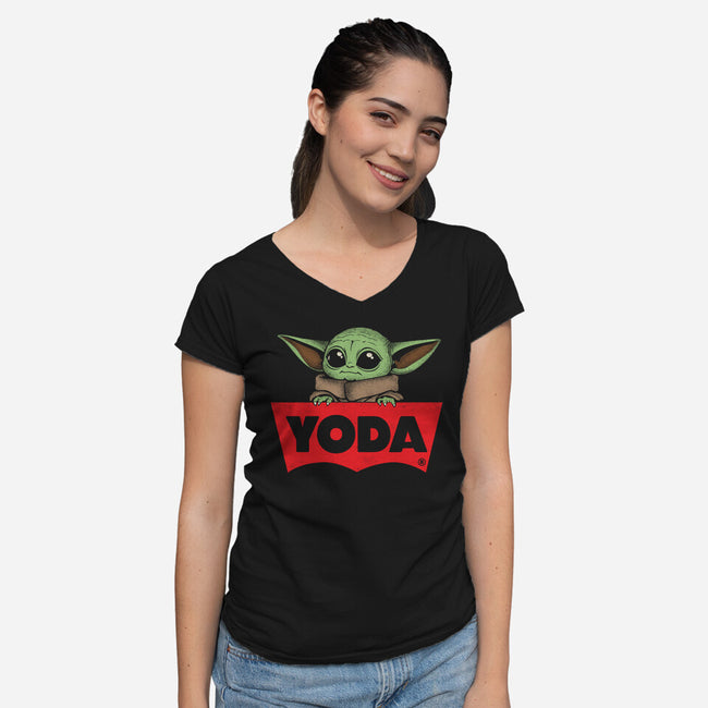 Galactic Guardian-Womens-V-Neck-Tee-turborat14