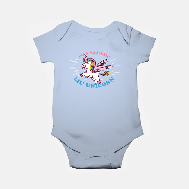 Majestic Unicorn-Baby-Basic-Onesie-hbdesign