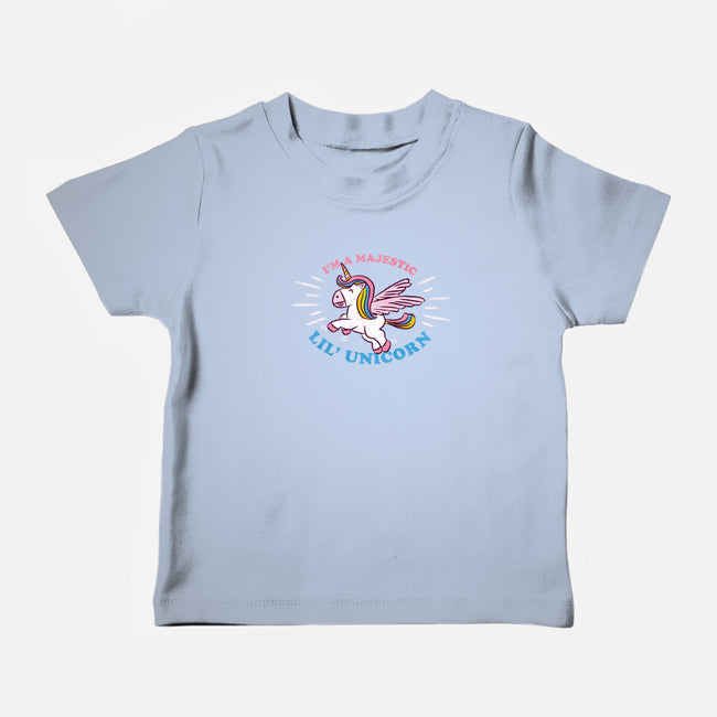 Majestic Unicorn-Baby-Basic-Tee-hbdesign