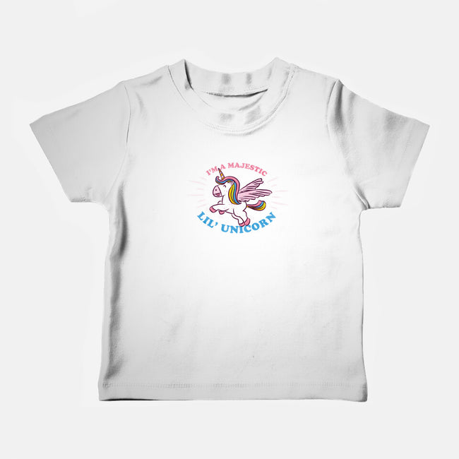 Majestic Unicorn-Baby-Basic-Tee-hbdesign