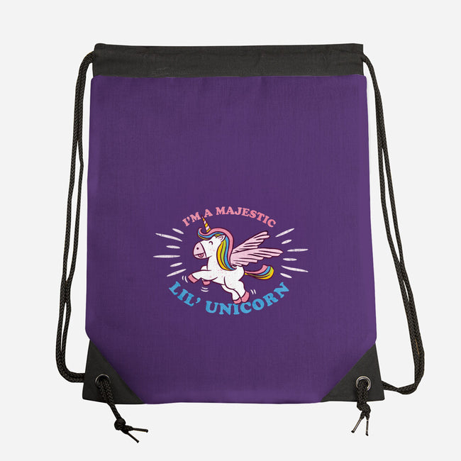 Majestic Unicorn-None-Drawstring-Bag-hbdesign