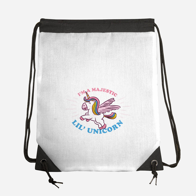 Majestic Unicorn-None-Drawstring-Bag-hbdesign