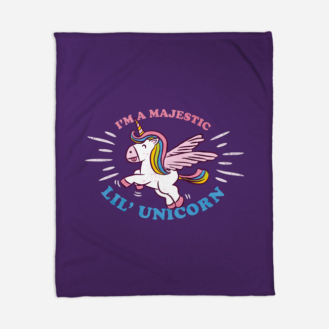 Majestic Unicorn-None-Fleece-Blanket-hbdesign