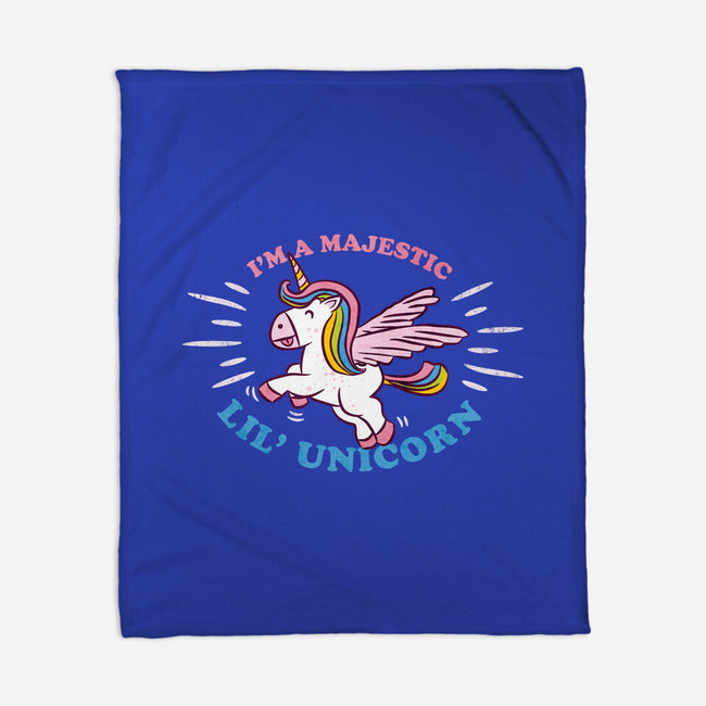Majestic Unicorn-None-Fleece-Blanket-hbdesign