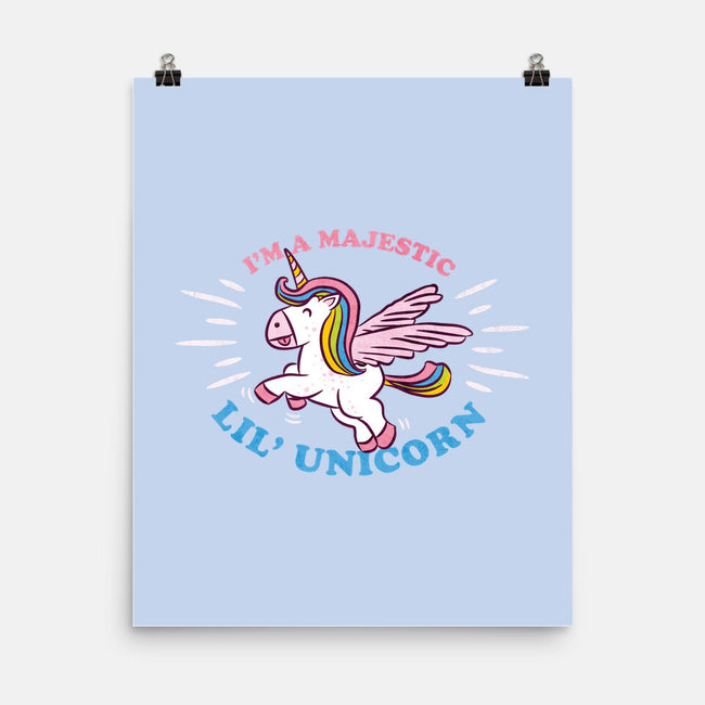 Majestic Unicorn-None-Matte-Poster-hbdesign