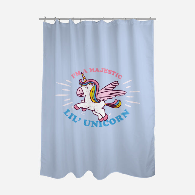Majestic Unicorn-None-Polyester-Shower Curtain-hbdesign