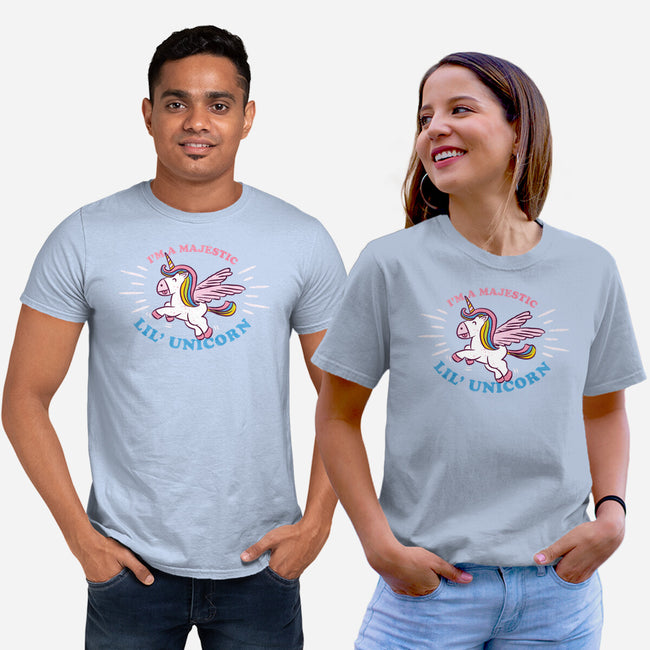 Majestic Unicorn-Unisex-Basic-Tee-hbdesign
