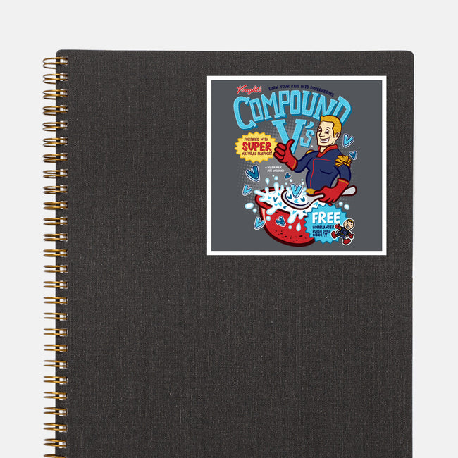 Compound Vs Cereal-None-Glossy-Sticker-hbdesign