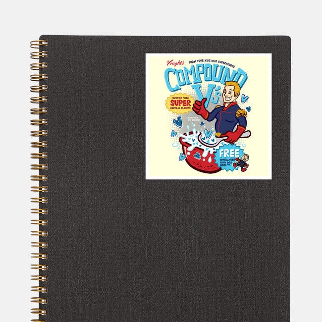 Compound Vs Cereal-None-Glossy-Sticker-hbdesign
