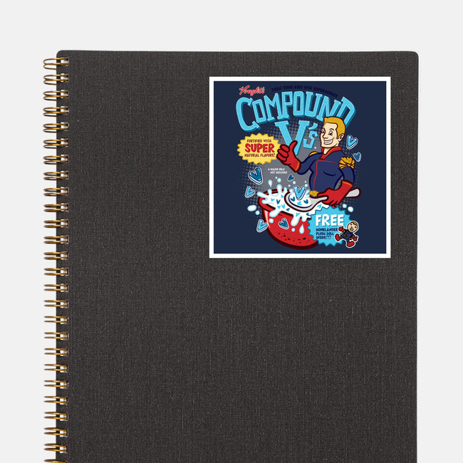 Compound Vs Cereal-None-Glossy-Sticker-hbdesign