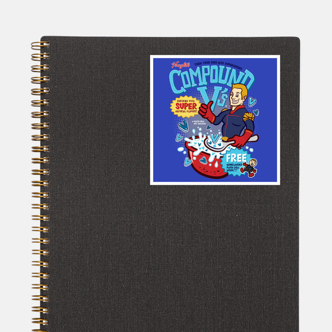 Compound Vs Cereal-None-Glossy-Sticker-hbdesign